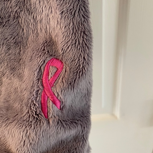 Northface (small) gray fuzzy fleece jacket. - Picture 3 of 7